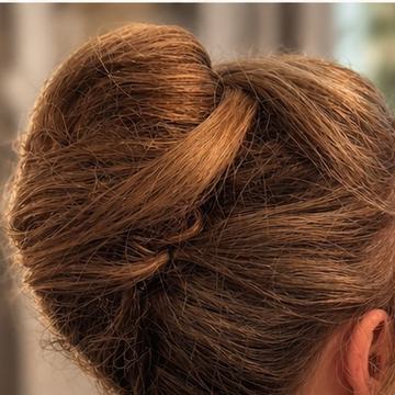 Bridal updo detail, Yiqara Hair Co. Instagram